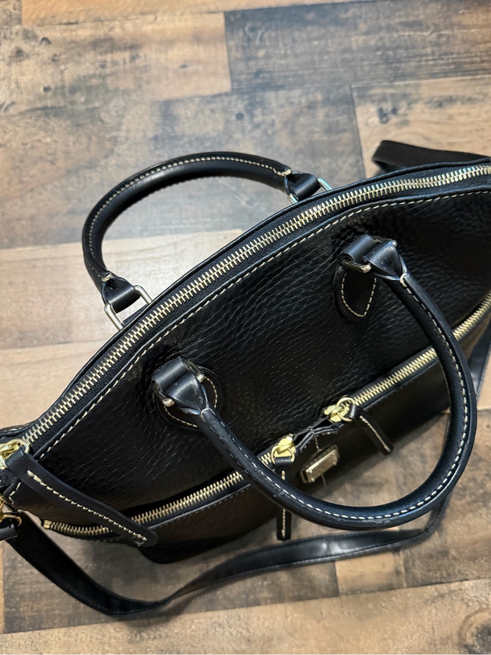 Dooney & Bourke Dillen Double Pocket Satchel - Picture 4 of 8